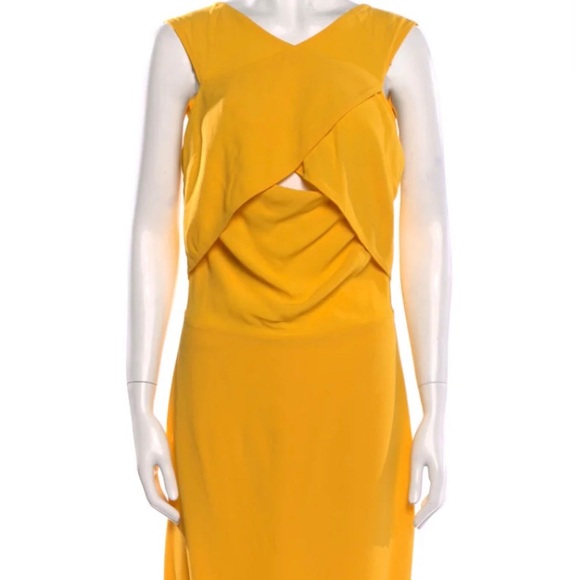Sandro Yellow Cocktail Dress - Picture 1 of 8